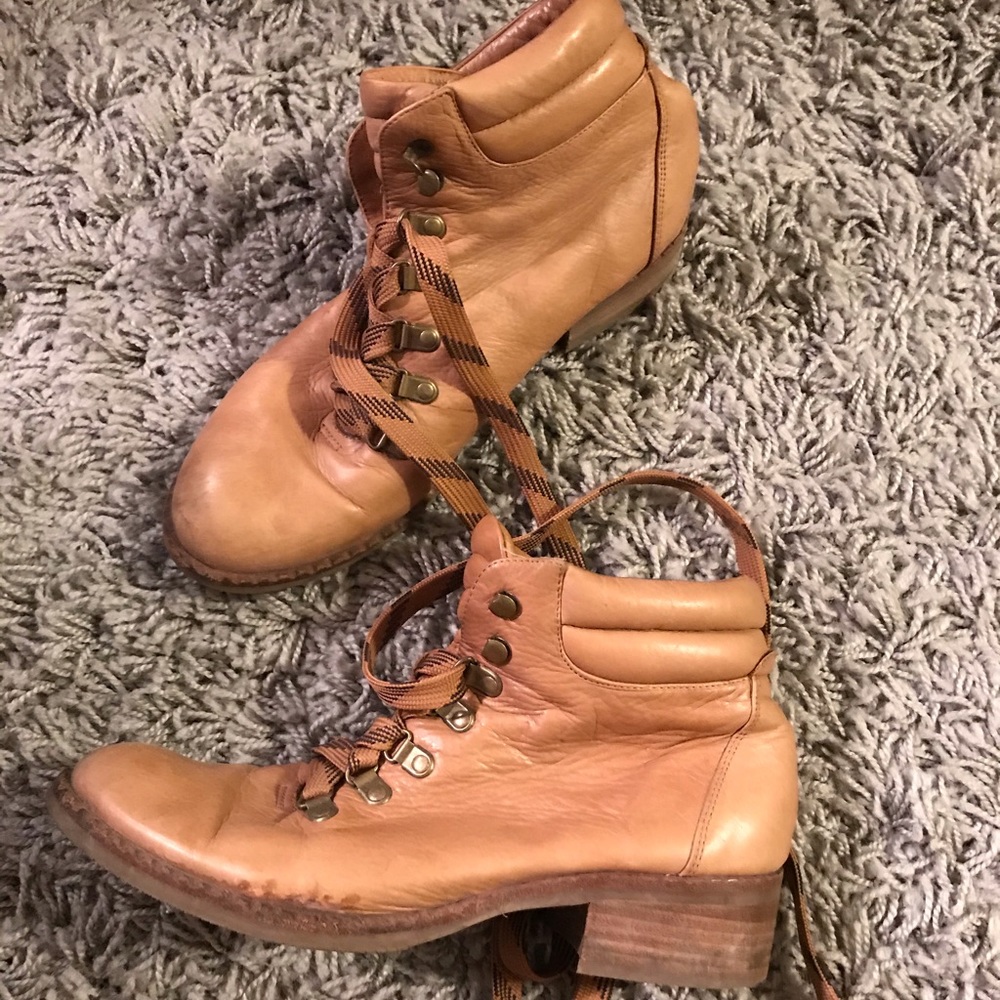 Gentle Souls Brooklyn leather booties